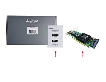 Amazon.com: Highpoint SSD7184 NVMe 8-Port M.2/U.2 Industry