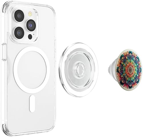 Miniatura 10 de PopSockets con diseño de mandala PopGrip intercambiable