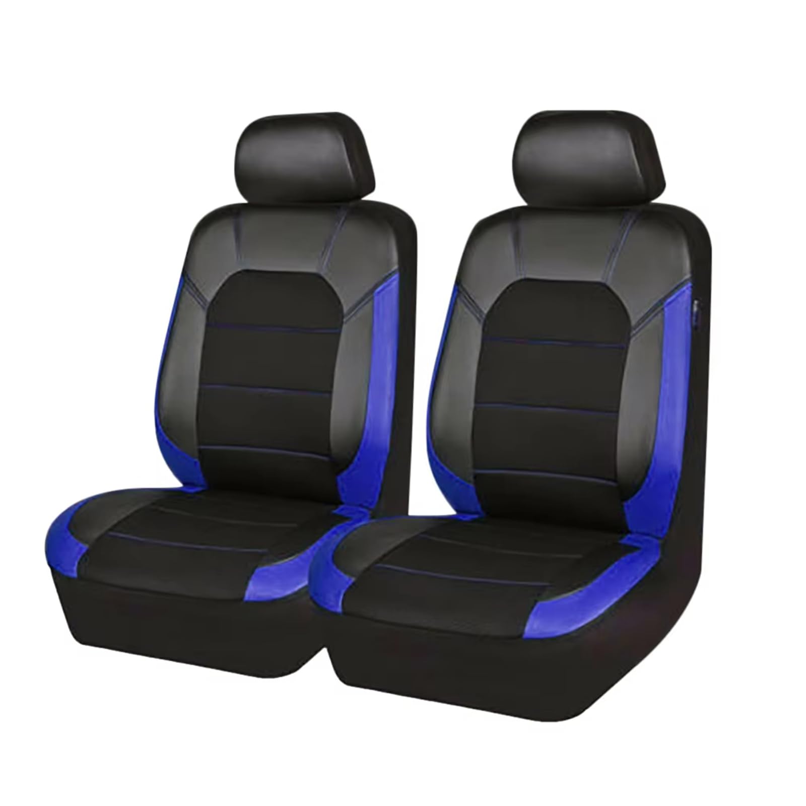 YAMCINWRT Car Seat Covers, for Mazda MX-5 RF ND MX5 2 Pieces Seat Covers for Cars, Adjustable Cushion Breathable Waterproof Non-Slip,D Blue