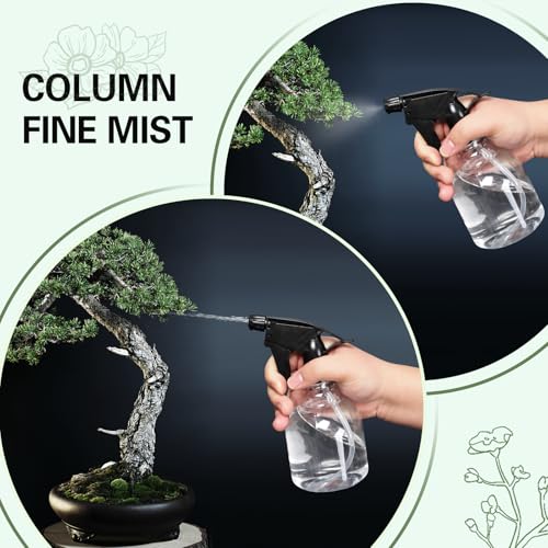 20 Pieces Plastic Spray Bottles Bulk 8 oz/250ml Small Empty Spray Bottles Sprayer for Hair Mister Spray Bottle Watering Plants Showering Pets2