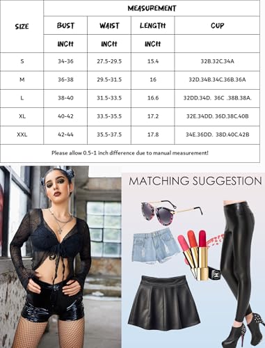Image of Avidlove Women Mesh Crop Top Y2K Tie Front Tops Rave Top Sheer Cardigan Sexy V Neck Outfits S-2XL