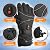 RNSSEZ Heated Gloves, Heating Gloves for Men Women Rechargeable Battery Waterproof & Windproof Thermal Touchscreen Winter Gloves for Riding Skiing Skating Hiking (L)