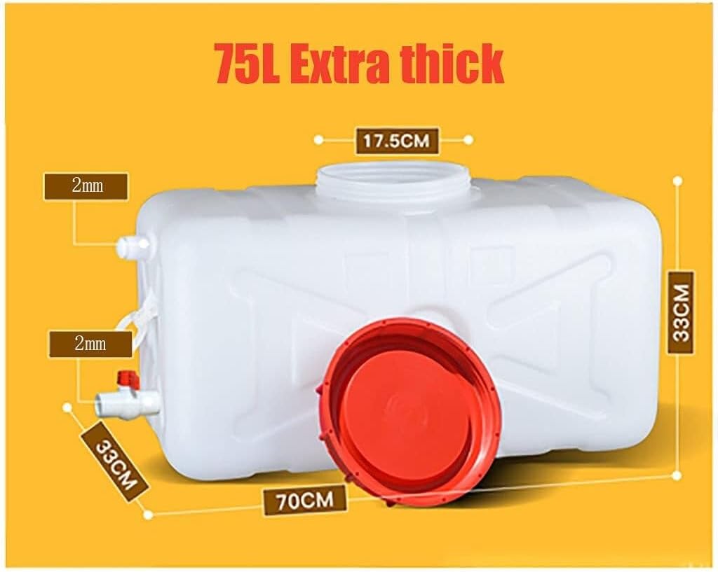 Water Tank Camping Hiking Water Portable Container Carry Container Storage Drinking Water Bottle for Car Wash Carrier Equipment Outdoor Travel