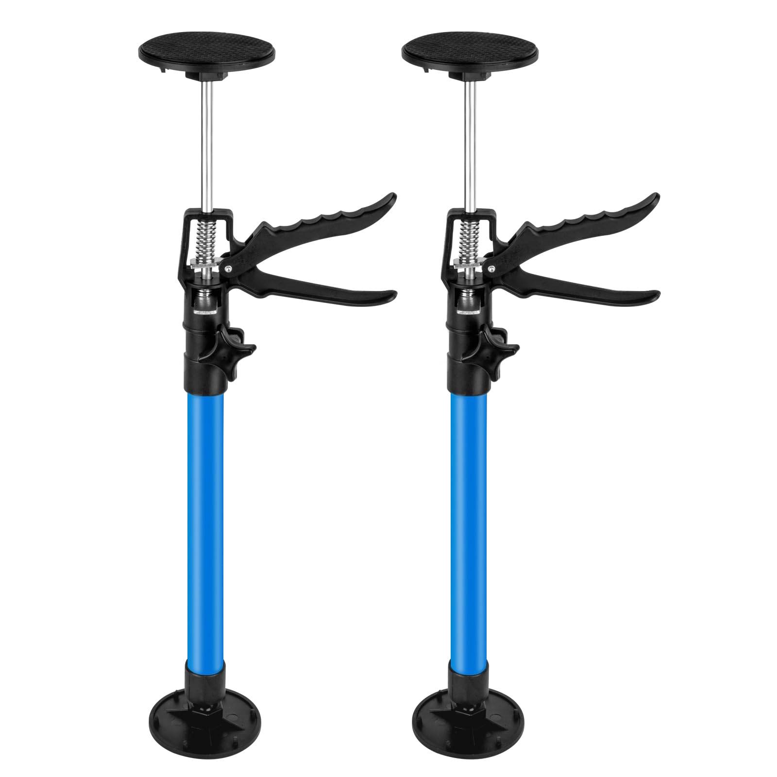 2 x Varilla Telescó de Soporte Rápido,Techo Tensor Puntal de Expansión Telescópico Soporte,Puntal Telescó Pico de Marco con Capacidad de 30 kg