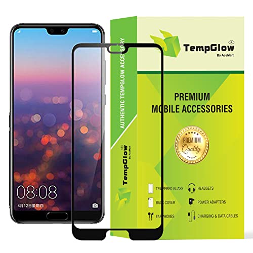 Image of Screen Protector for Huawei Honor P20 Pro Black Tempered Glass Edge-to-Edge 6D Screen Guard With Installation Ki