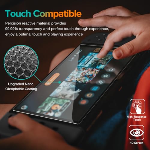 Image of ivoler 3 Pieces Screen Protector for Nintendo Switch 2 Model 2025, Premium Tempered Glass | Accessories Nintendo Switch 2 Screen Protector, HD Clear Anti-Scratch Clear Screen Protector for Nintendo Switch 2, 7.9 Inch