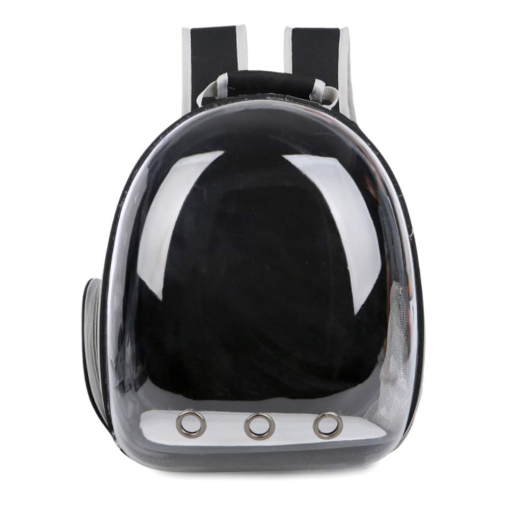 Sac à dos chat noir capsule spatiale étanche et grand volume pour petits animaux 42cm