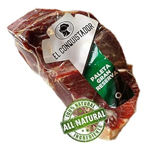 1.2 Kg. Spaanse Serrano Ham Reserva 100% natuurlijk (schouder) Zonder Bot – een echte Spaanse gastronomische ervaring om samen met jouw dierbaren van te genieten – Spanish Jamon Serrano, Paleta Serrana Deshuesado