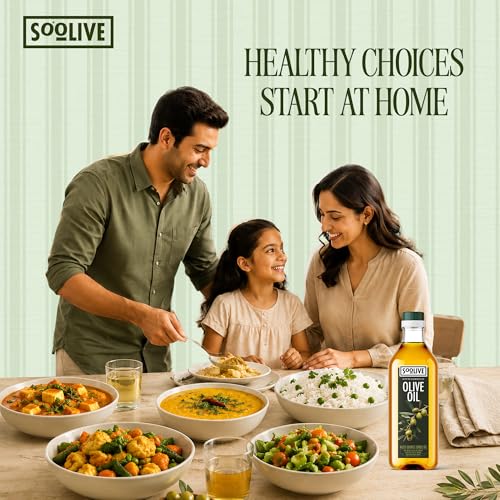 Image of Jivo So-Olive Oil 1L | Blend of Rice Bran & Olive Oil | Ideal for Daily Cooking & Frying