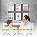 INTELLECTUAL NEEDS Calming Corner Posters for Kids – Emotion Chart & Emotional Regulation Tools for Toddlers and Children, 12-Poster Set 8x10 for Classroom & Therapy