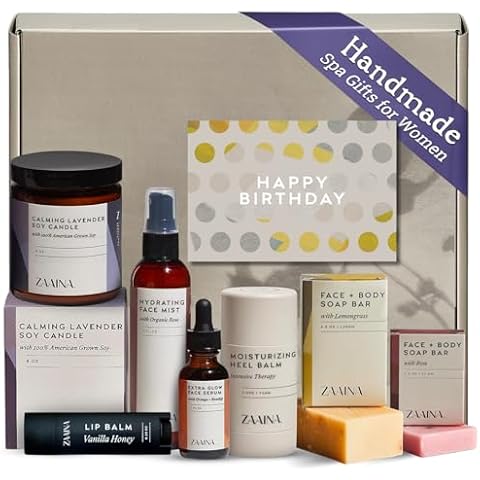 Birthday Gift Set for Women - Spa Gift Set for Women - Luxurious Bath Gift Set, Spa Gift Set, Relaxing Spa Set for Women, Pampering Body Care Set, Spa Gift Basket for Women, Self Care Kit by ZAAINA Cover