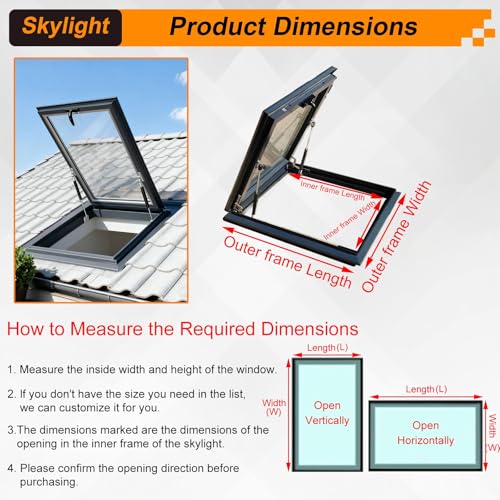 Ventana de Iluminación de Techo Plano 65x50cm para Reformas en Áticos 3