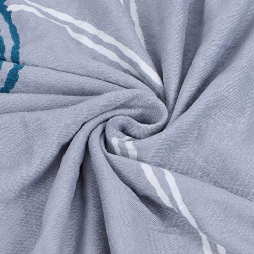 Housse de canapé élastique grise Cocoarm en polyester extensible pour salon - 6