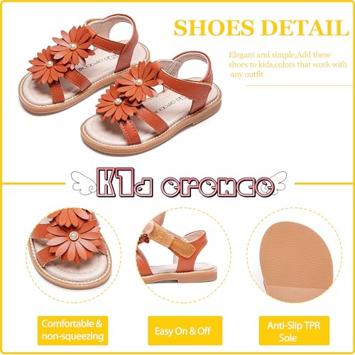 Image of Kiderence Toddler Girls Sandals Little Girls Kids Shoes Girls Sandals Toddler