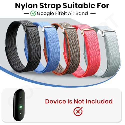 Image of Stretch Nylon Sport Strap Compatible For Google Fitbit Air (Only Strap)