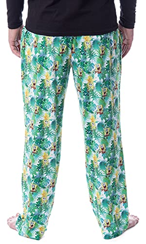 Nickelodeon Mens' Spongebob Squarepants Tropical Delight Lounge Pajama Pants2