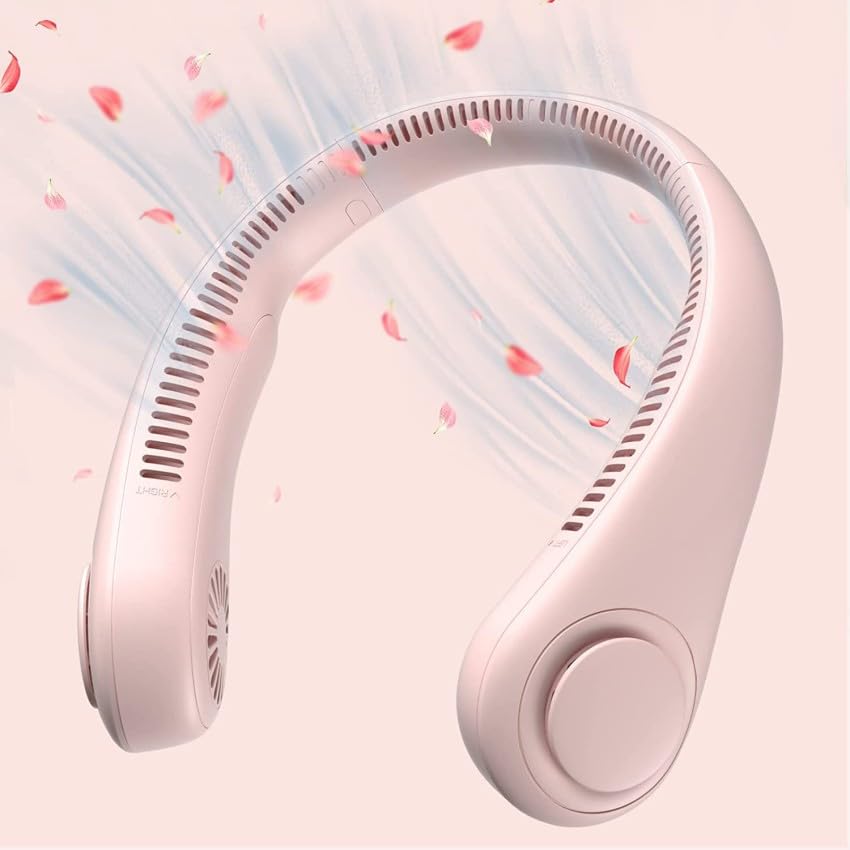 Neck Fan, Rechargeable Hands Free Bladeless Personal Mini Fan,3 Speeds 62 Air Outlet, Free Adjustment Personal Cooling Fan, Wearable Portable Fan Suitable for Traveling, Sports, Office (B0DCHZZ4Y2) Amazon Price History, Amazon Price Tracker