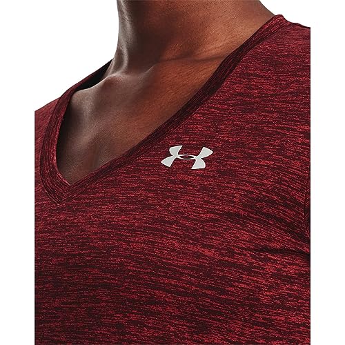 Image of Under Armour Womens Tech V-Neck Twist Short-Sleeve T-Shirt
