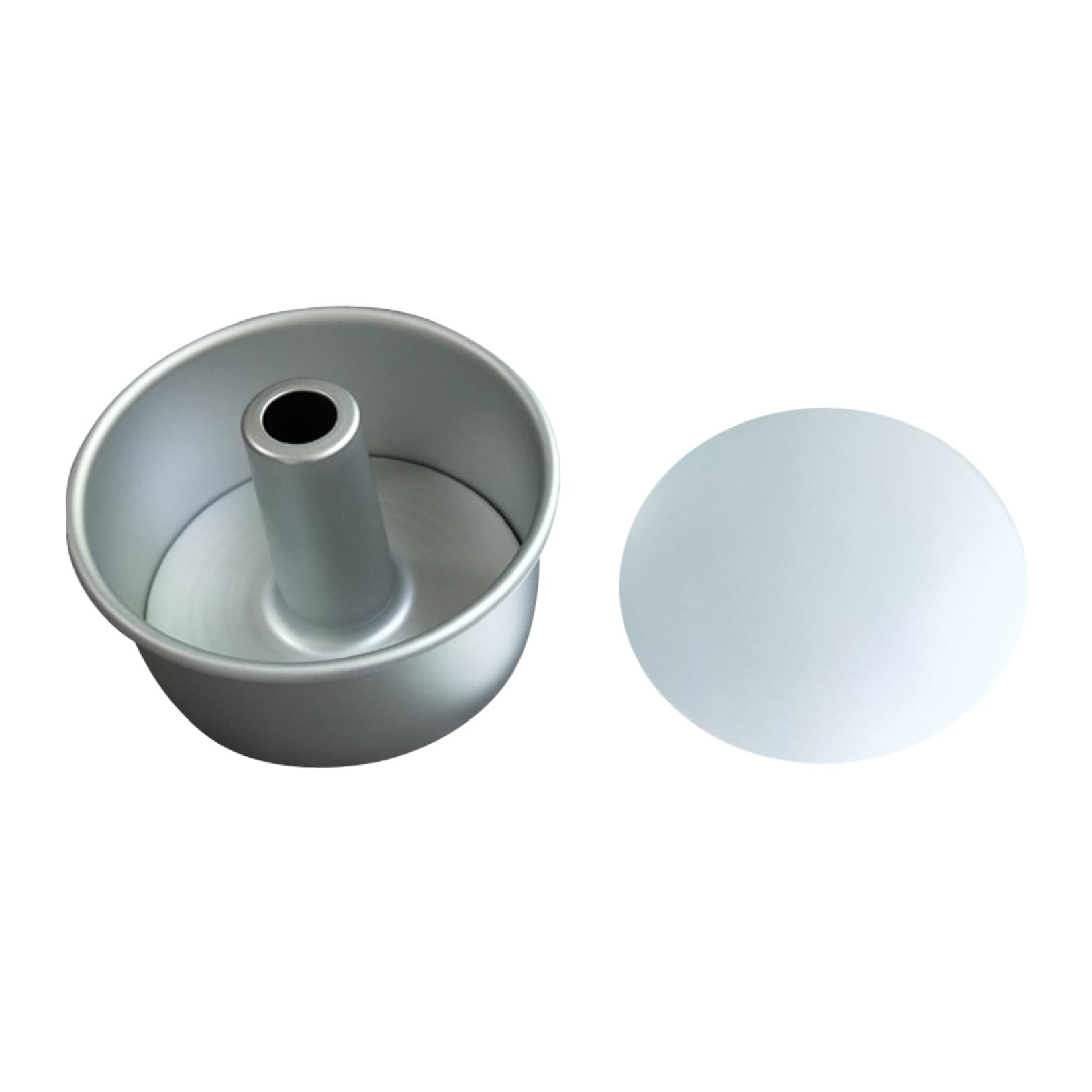 Molde para Pastel Redondo Hueco de Aleación de Aluminio, 3 Piezas, Fondo Desmontable, Adecuado para Repostería Casera y Horneado Uniforme