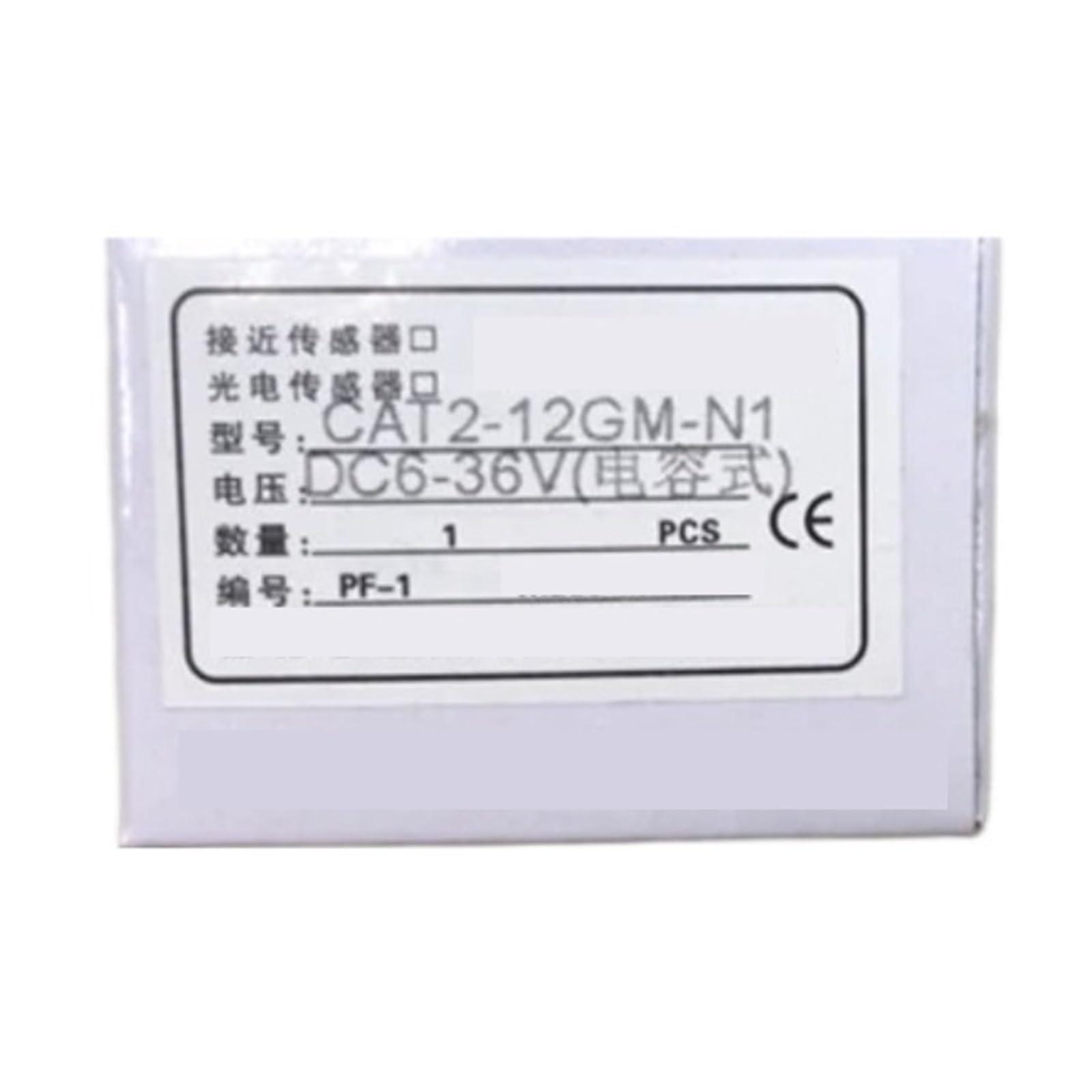 Capteur de proximité capacitif M12 CAT2-12GM-N1 commutateur de niveau de liquide et détection solide