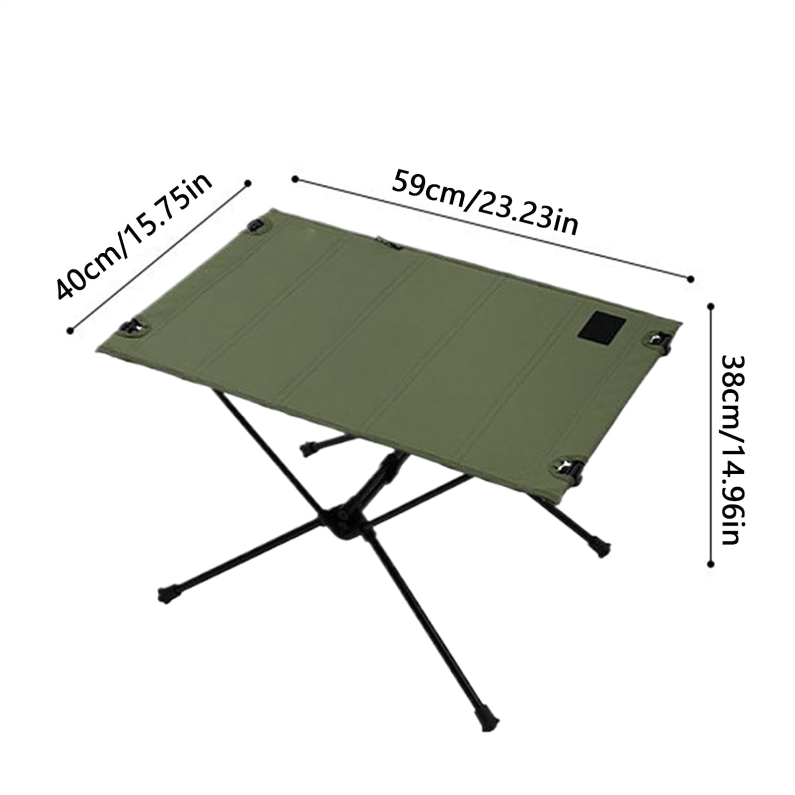 Tragbarer Campingtisch für den Außenbereich, Picknicktisch, zusammenklappbar, Campingmöbel zum Angeln und Wandern, leichte Campingausrüstung und kompaktes Design für einfachen Transport