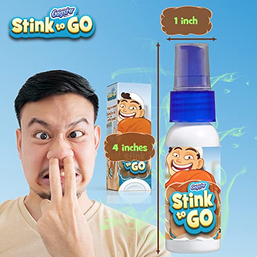 Gagster Stink Spray - Extra Strong Smell Funny Gag Liquid - Prank Your Friends, Make Them Run And Laugh, Clear A Room In Seconds - Super Potent Stink Bomb Toy - Practical Joke Gift For Kids #TOP4
