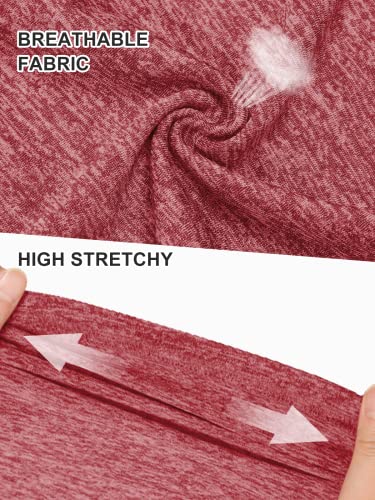 Image of Kimmery Workout Tops for Women Short Sleeve Shirts for Women Quick Dry Line Decor Yoga Tops
