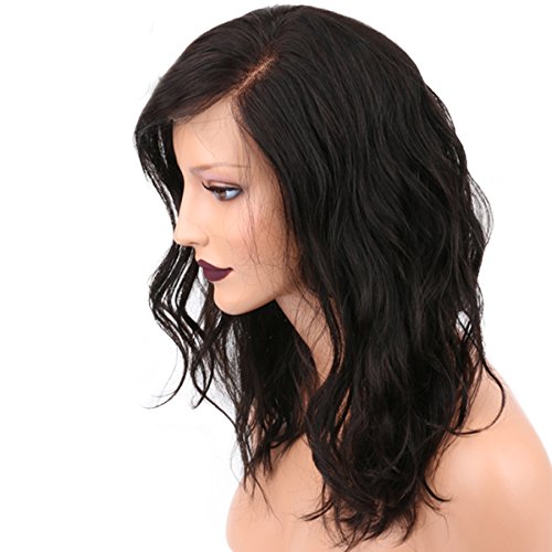 Ivogue Human Hair Lace Front Wig 20inch 180% Natural Wave Glueless Lace Wig Malaysian Virgin Human Hair (20inch)
