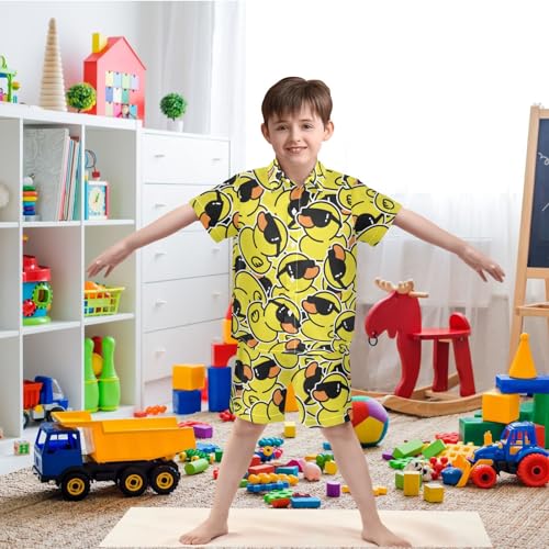 Image of visesunny Little Boys Short Sleeve T-Shirt Beach Shirts for Kids Casual Shorts Set Summer Clothes Outfits