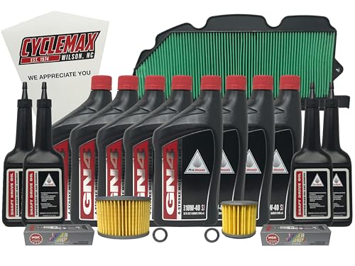 Cyclemax Full Service Kit compatible with 2016-2023 Honda Pioneer 1000 with Spark Plug