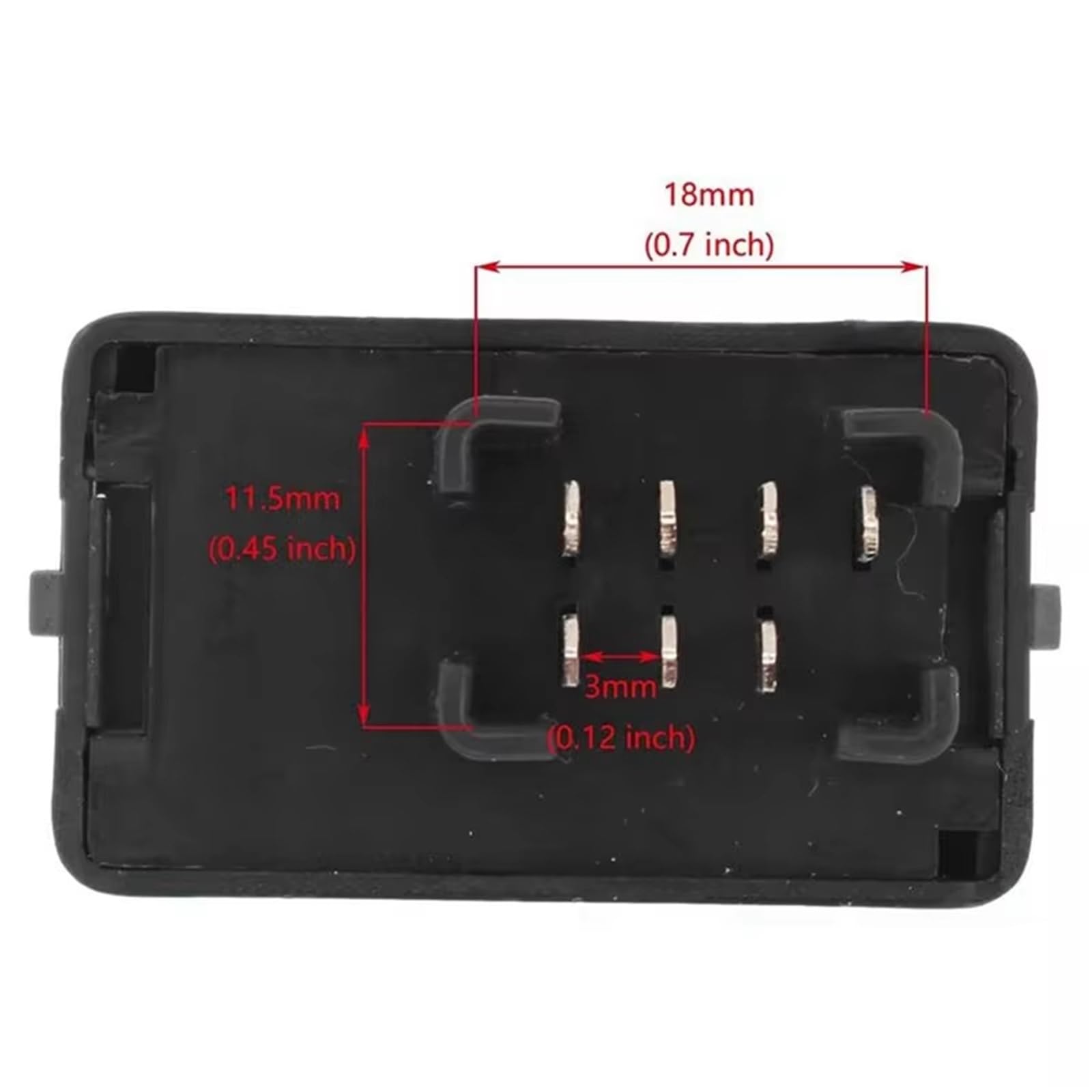 Módulo de señal de giro Compatible Con Suzuki Para AN250 Para Burgman 1998-2006 Controlador Flash Señal Giro Módulo Indicador Relé Intermitente 7 Pines OEM 38610-05H00