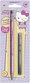 LAPISEIRA PENCIL 2.0 HELLO KITTY - BLISTER C/ 1 LAPISEIRA + 5 GRAFITES LEO&LEO