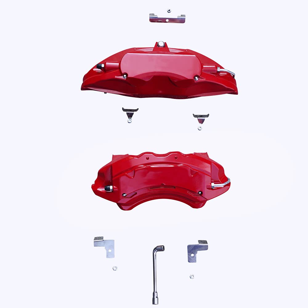 Amazon | AOOA キャリパーカバー レッドブレーキカバー マスタング