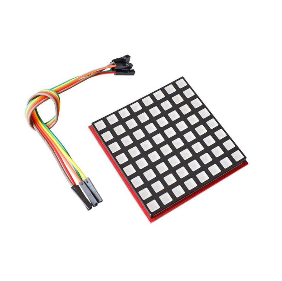 LED Full Color Dot Matrix RGB LED Display Screen Board 8x8 Dot Matrix Module for 3/2/B+ 8x8 RPI-RGB-LED-Matrix