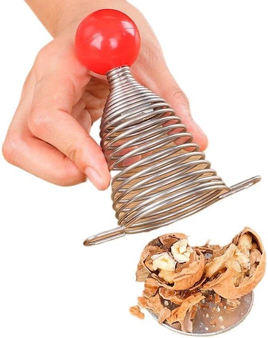 核桃夹 Nut Crackers Nutcracker for Walnuts, Nut Cracker Kitchen Tool 子家用不锈钢弹簧开核神器开夏威夷果山核桃榛子夹坚果开壳神器 Household Cleaning，Kitchen Storage Essentials