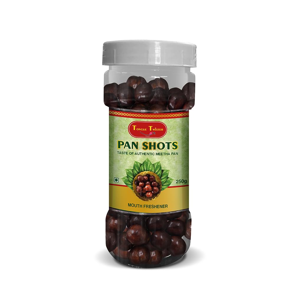 Tongue Twister® Pan Shots 250 gm | Paan Laddu | Ladoo | Mouth Fresheners | Pan Flavour Candy | Instand Paan | Mukhwas (B0CJ745KRF) Amazon Price History, Amazon Price Tracker