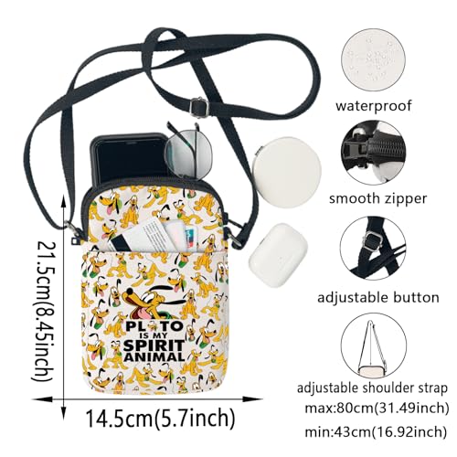 KEYCHIN Dog Cartoon Crossbody Bag Enchanted Kingdom Movie Fans Gifts Dog Is My Spirit Animal Shoulder Bag Dog Movie Merch2