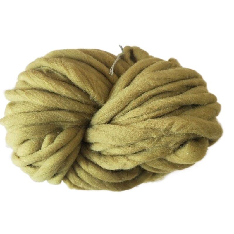Lana de 250 g de hilo súper grueso de fieltro de lana se utiliza para tejer a mara tejer a mano, hilar y mantener el calor en invierno. Lana de crochet (color: verde militar) (gris claro 21)