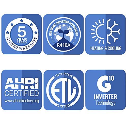 Gree 18,000 Btu 16 Seer Ceiling Cassette Ductless Mini Split Air Conditioner Heat Pump 208/230V #TOP5