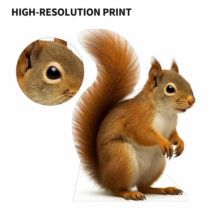 Image of Squirrel 4FT Life Size Cardboard Cutout - A Fun Animal Standup for Photo Booths, Birthday Parties, and Events