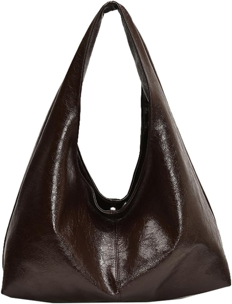 Burgundy Purse Large Tote Bags for Women Slouchy Hobo Bag Leather Hobo Bags for Women