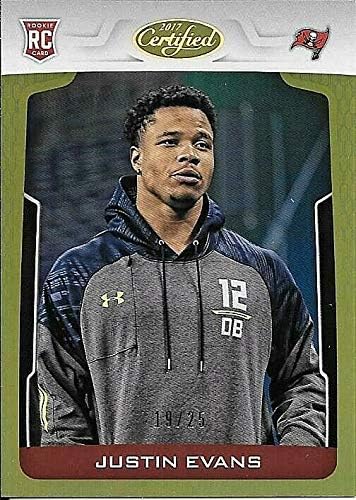 2017 Panini Finally resale start Certified Mirror Gold Rookie Evans #19 Justin #183 New arrival 2