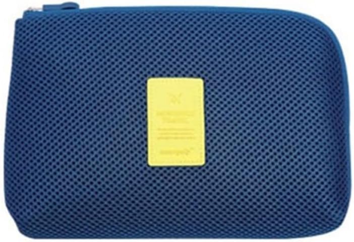 Ciieeo Shockproof Travel Pouch for Phone Charger Cable Storage Blue