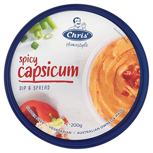 Chris Spicy Capsicum Dip 200g- Chilled