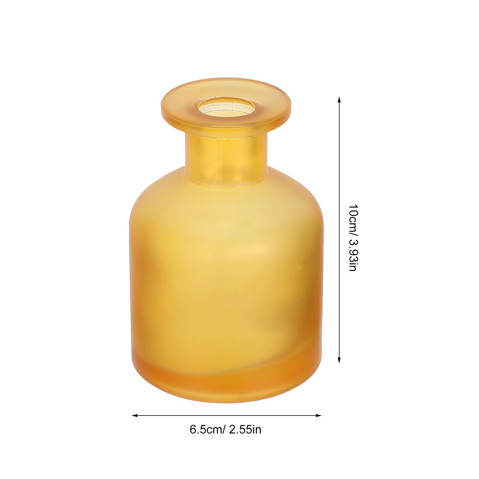 3 puste szklane butelki do dyfuzorów - 130 ml/4,5 uncji, wielokrotnego napełniania, słoiki do aromaterapii - pojemniki na perfumy z olejkami eterycznymi do domu, biura, deski rozdzielczej