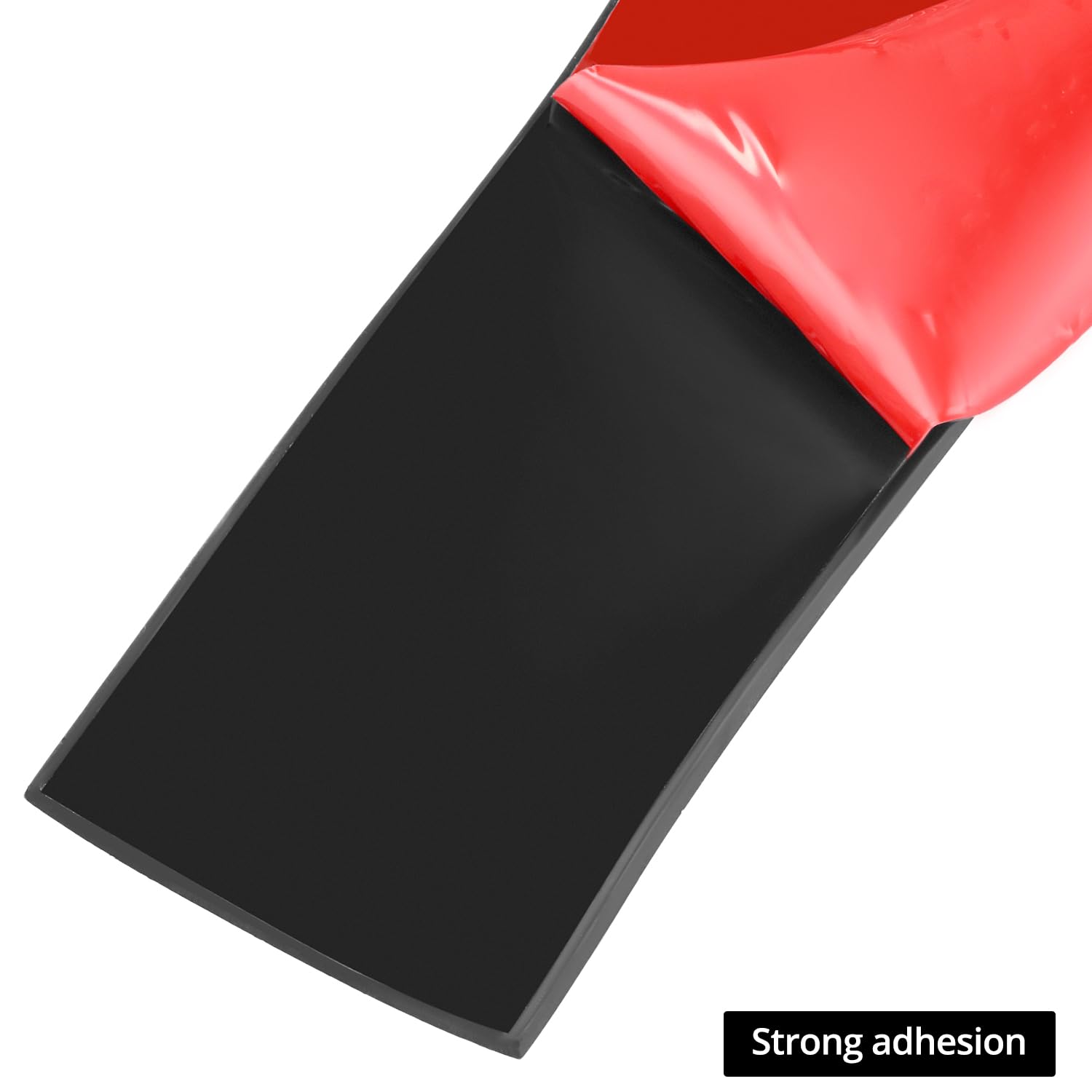 QWORK® neopreen rubber strips zelfklevend, 50 mm breed, 3 mm dik, 3 m lang, sterk klevende achterkant, ideaal voor zelfgemaakte afdichtingen, stoffering en vloerbescherming