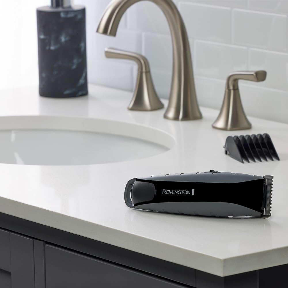 Remington Tondeuse Cheveux [Anti-Choc] Indestructible (Coque Poycarbonate, Moteur Pro résistant, Lames Acier Japonais, 11 Sabots 3-25mm, Batterie Lithium, Autonomie 120min, Mallette) Tondeuse HC5880