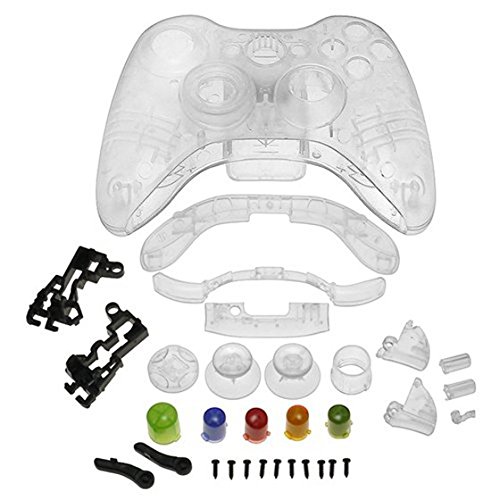 GROCKSTR Crystal Shell Compatibel met 360 Controller, Helder