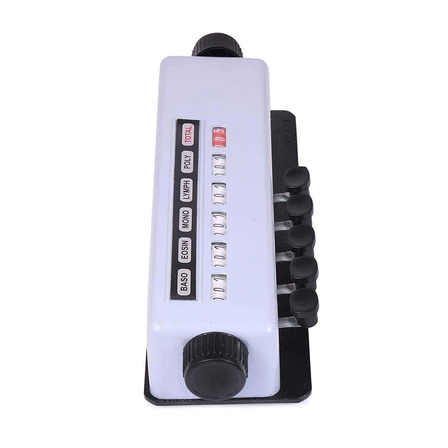 Saini MADICOS Contatore di globuli 5 tasti Usa tutti i microscopio (argento)