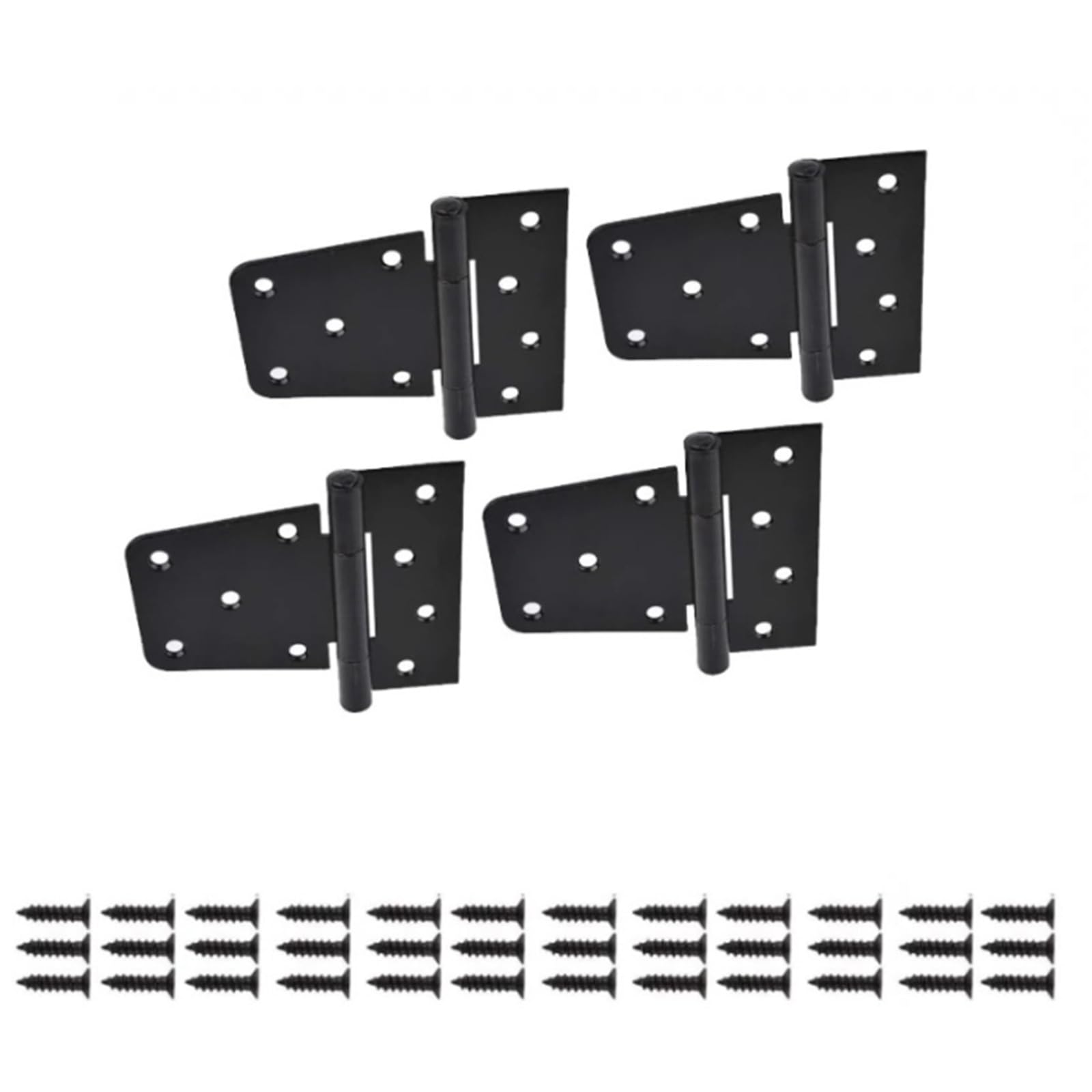 4Pcs 3.5inch Heavy Duty Door Hinge Replacement Fence Hinge Barn Door Gate for Barn Wood Fence Enduring Gate